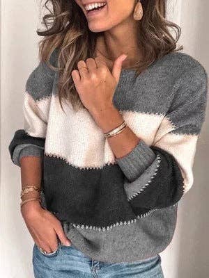 Color Block Sweater