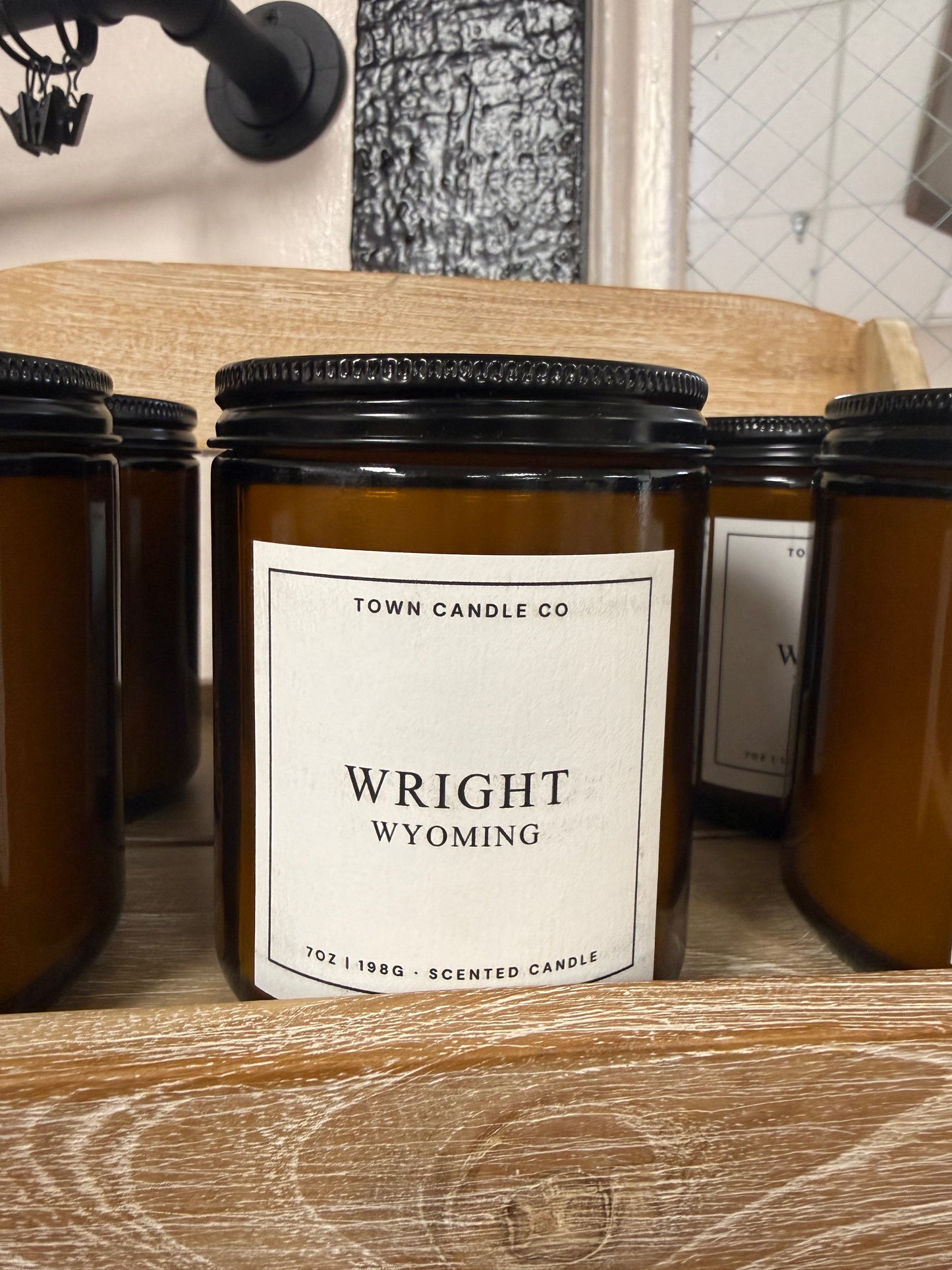 Wright, WY Candle Green Clover + Aloe