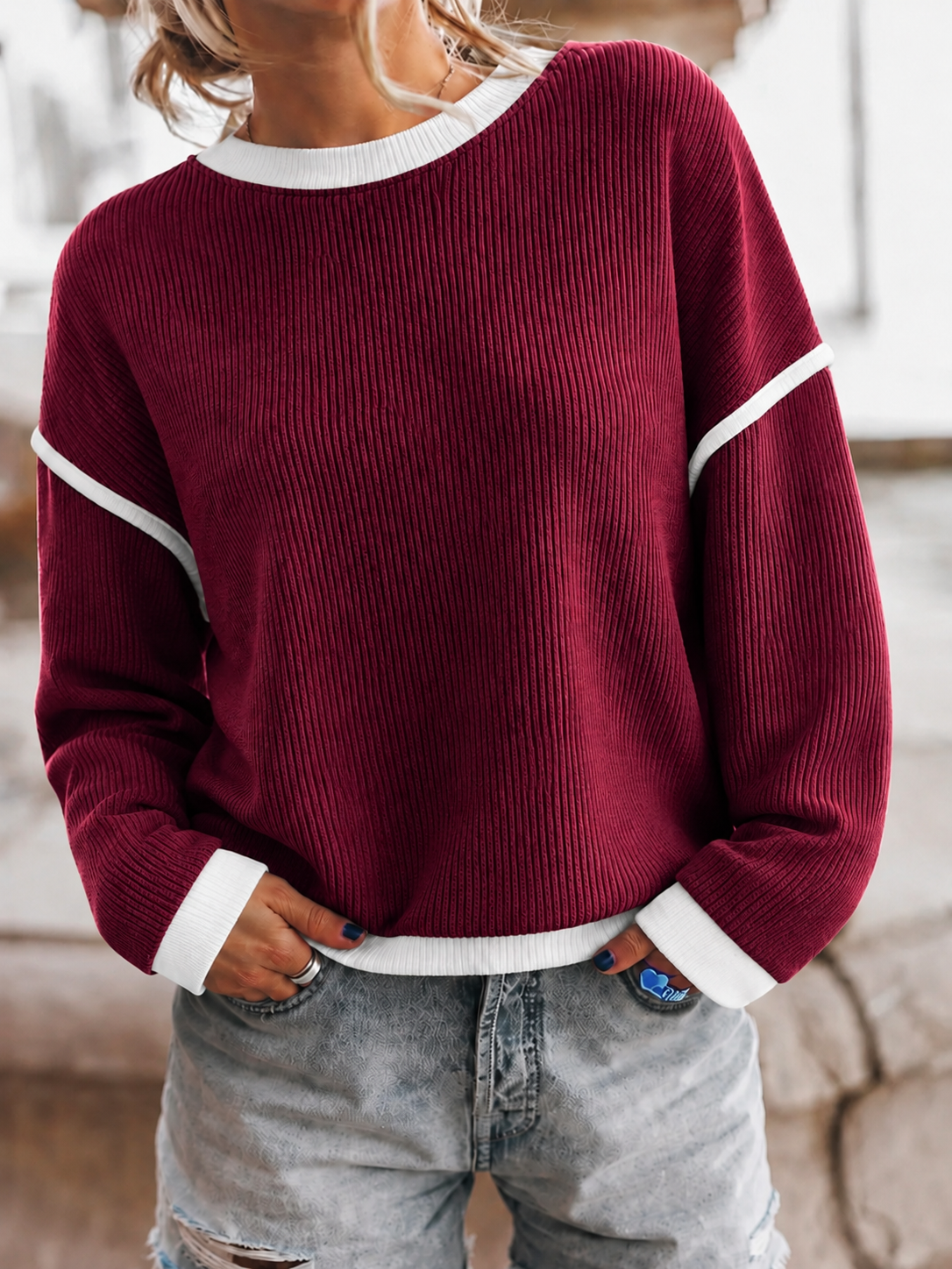 Pink Sweater