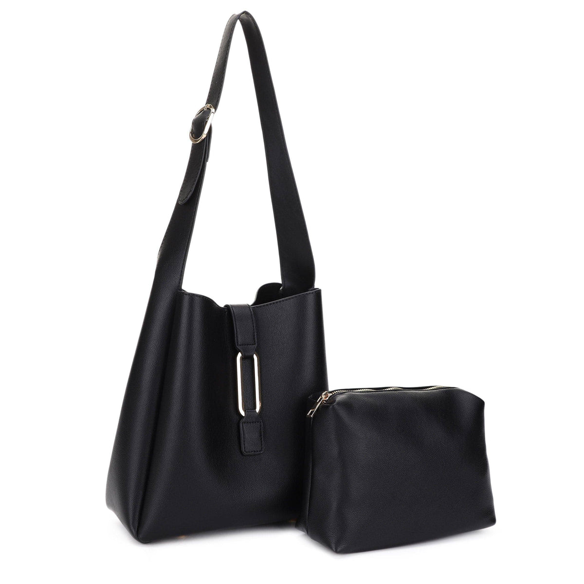 EJ60376 Naeli Tote Bag With Pouch: Olive