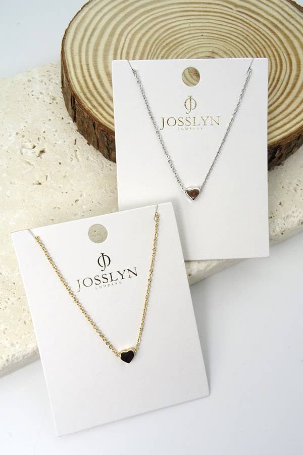 CLASSIC MINI HEART NECKLACE  | 47N15737-HEART: SILVER