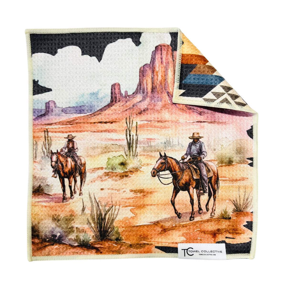 Desert Rider | Reversible Towel: Hand Towel