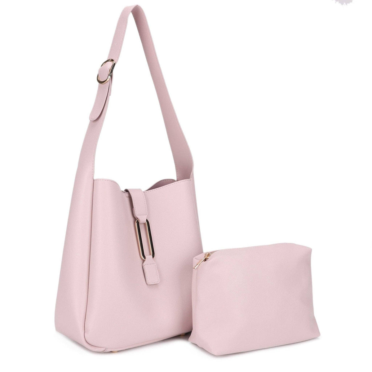 EJ60376 Naeli Tote Bag With Pouch: Olive