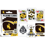 Wyoming Cowboys Playing Cards