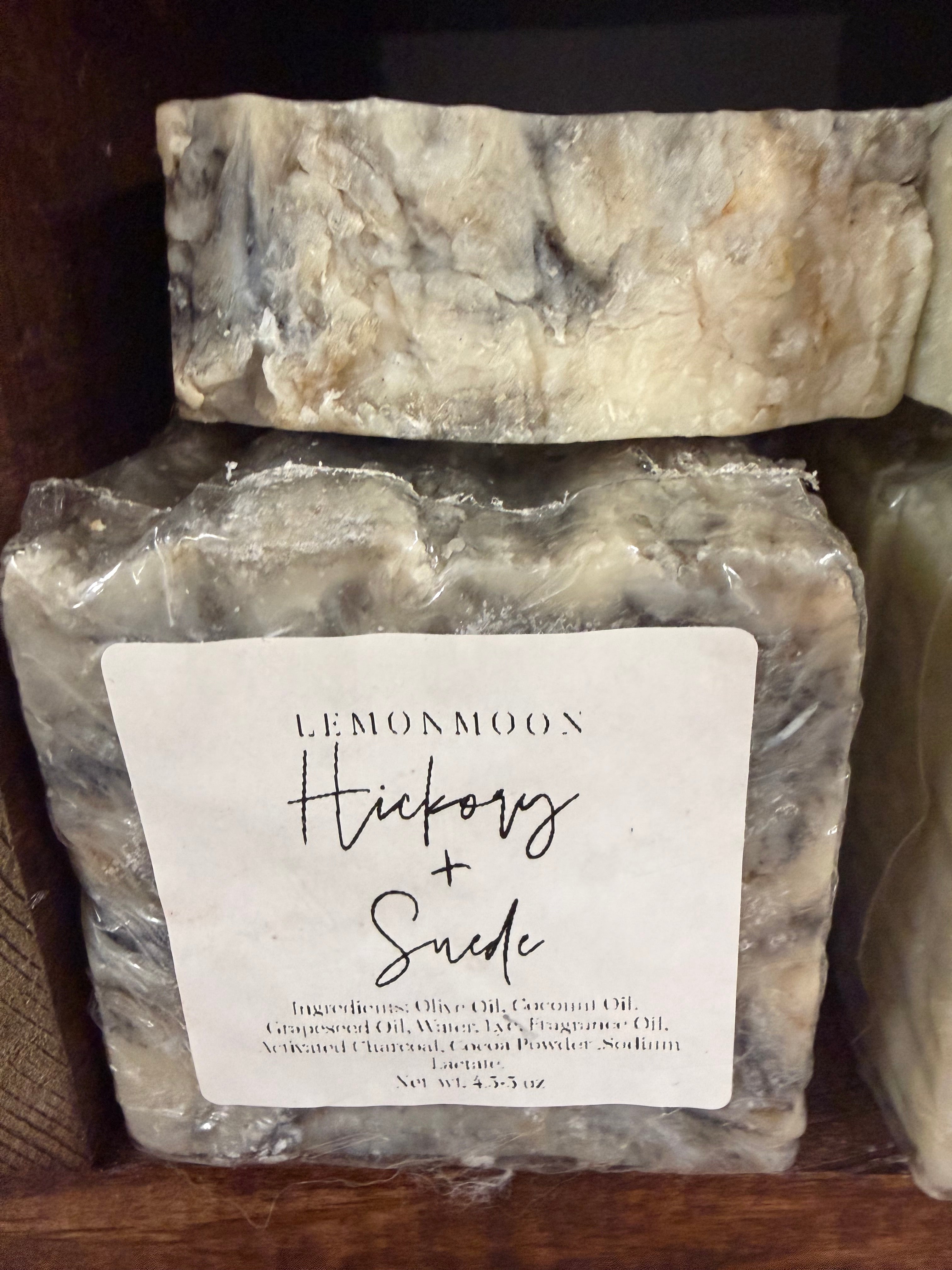 LemonMoon-Bar Soap-Hickory & Suede