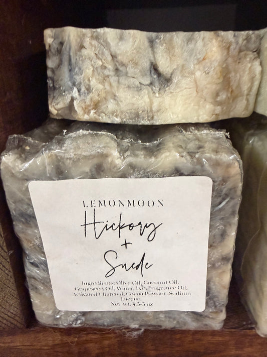 LemonMoon-Bar Soap-Hickory & Suede