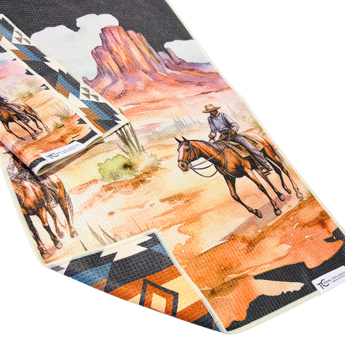 Desert Rider | Reversible Towel: Hand Towel