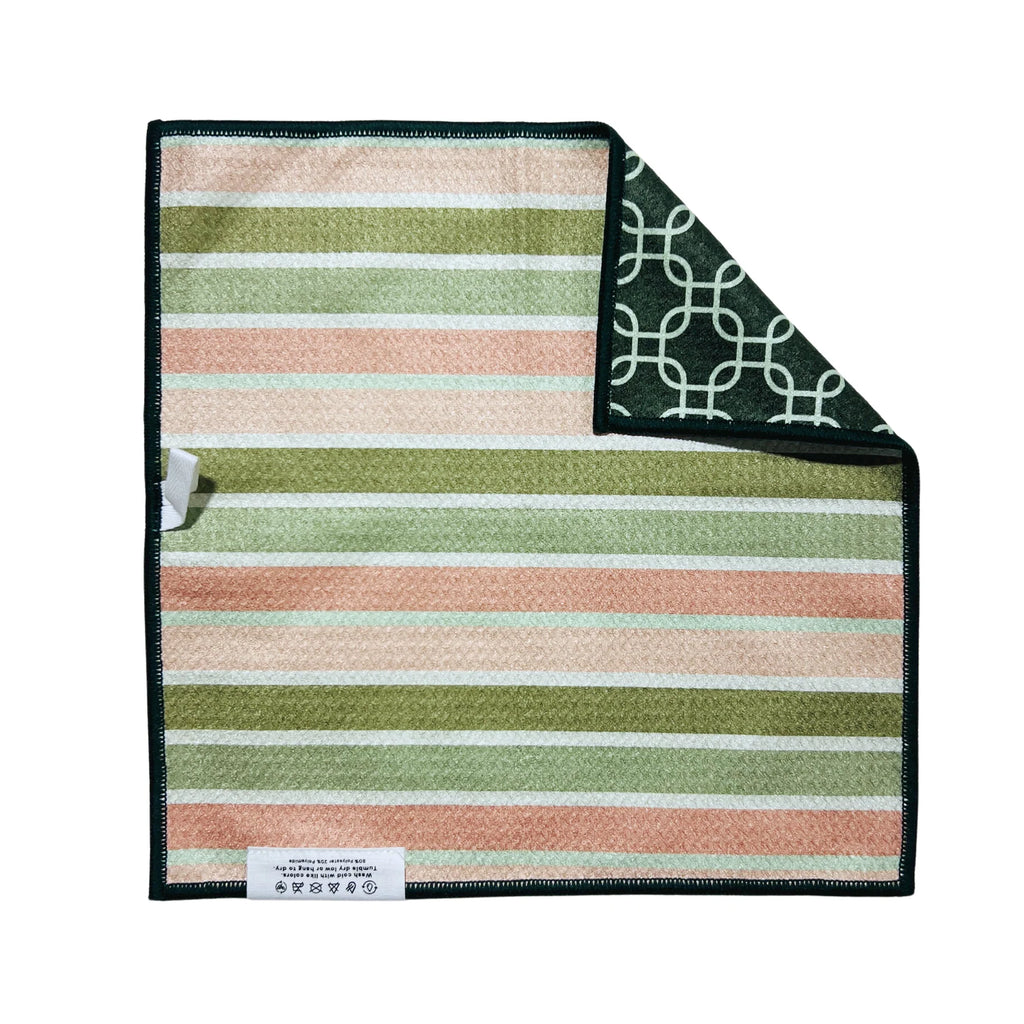 Modern Stripe |  Waffle Weave Microfiber Towels Kitchen & Bath:  Dish/Hand Towel