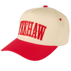 C.C YEEHAW Embroidery Two Tone Cotton Trucker Cap: Denim