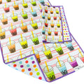 Boba Time|  Waffle Weave Microfiber Towels Kitchen & Bath:  Dish/Hand Towel