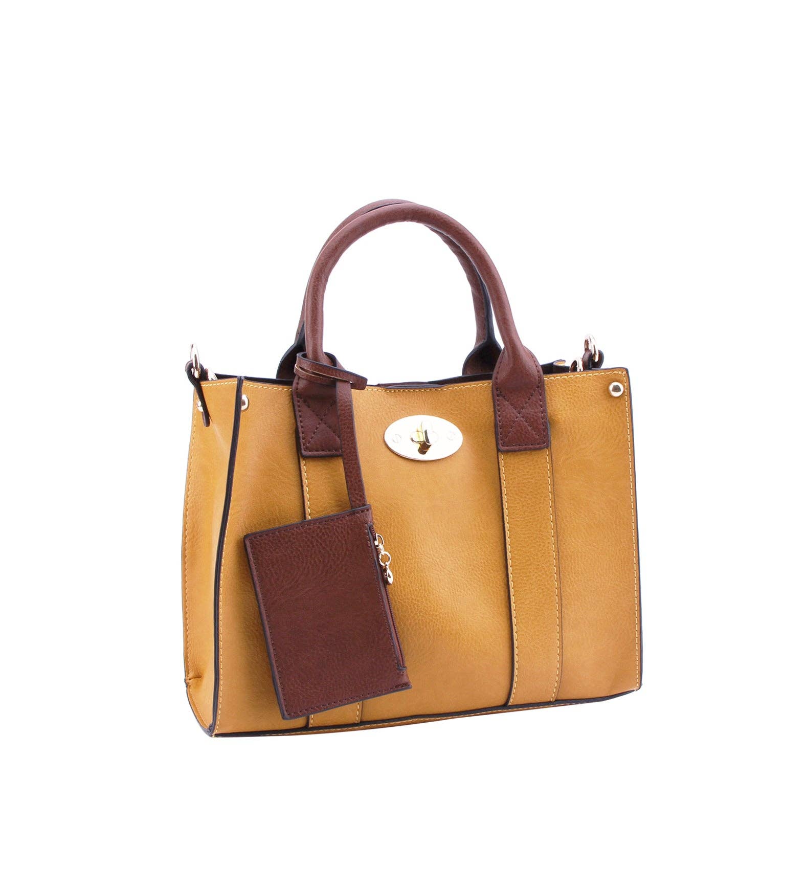 Cameran 3-in-1 Boxy Women's Crossbody Bag & Satchel: Stone