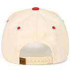 C.C MOMMIN Letter Two Tone Trucker Cap: Leopard