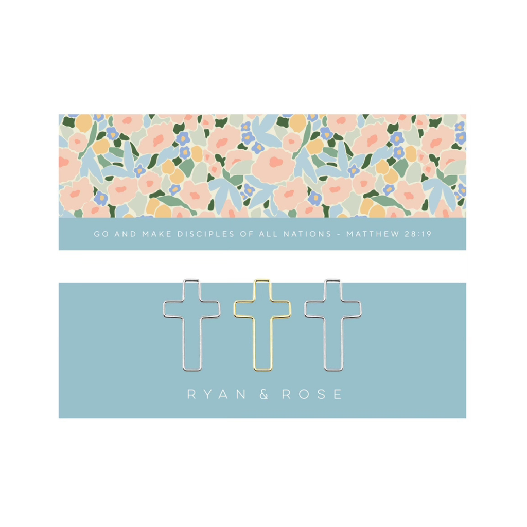 Bookmark + Cross Paper Clips: Proverbs 3:5