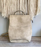 UNV0069 Flap Over Convertible Backpack: Brown