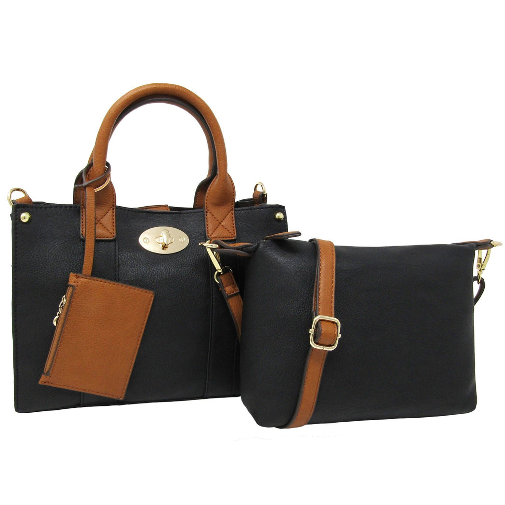 Cameran 3-in-1 Boxy Women's Crossbody Bag & Satchel: Stone
