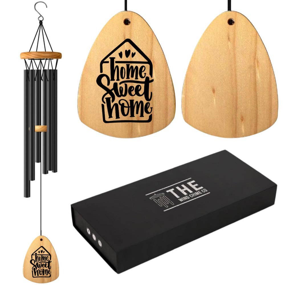 Home Blessing Serenity Wind Chimes - Thoughtful Gift For Special Occasions or Reflections 26”