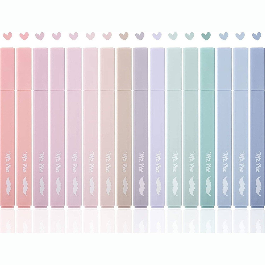 Aesthetic Highlighters 16 Pack: Morandi Colors