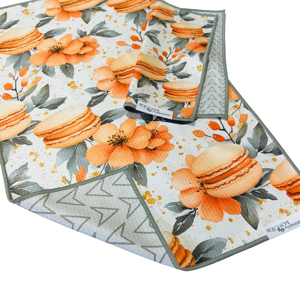 Macaron Time|  Waffle Weave Microfiber Towels Kitchen & Bath:  Dish/Hand Towel