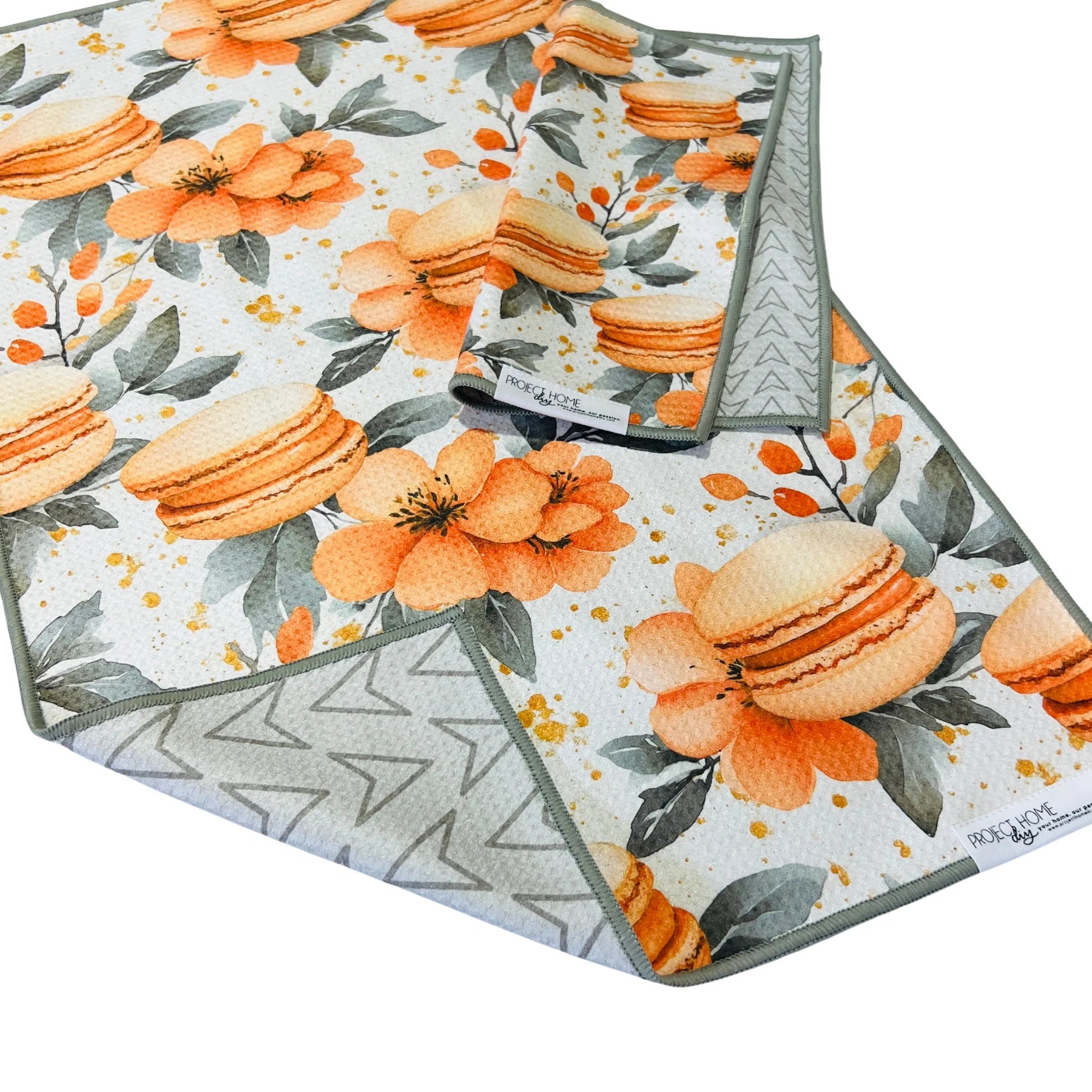 Macaron Time|  Waffle Weave Microfiber Towels Kitchen & Bath:  Dish/Hand Towel