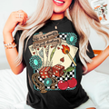 Life Is A Gamble Tee : Black / Large