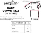 Pavilion Mystical Mermaid Gown 0-3 Month Pack of 1