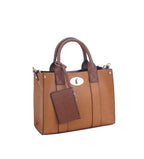 Cameran 3-in-1 Boxy Women's Crossbody Bag & Satchel: Stone