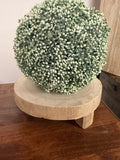 Faux Greenery Orb