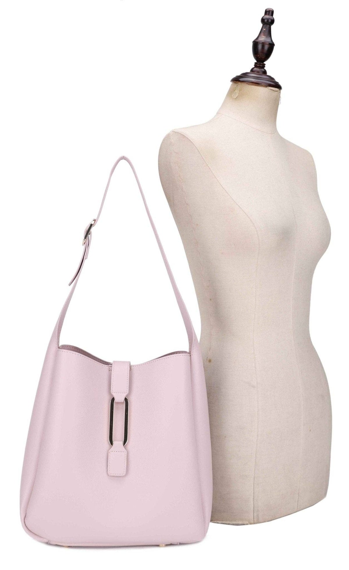 EJ60376 Naeli Tote Bag With Pouch: Olive