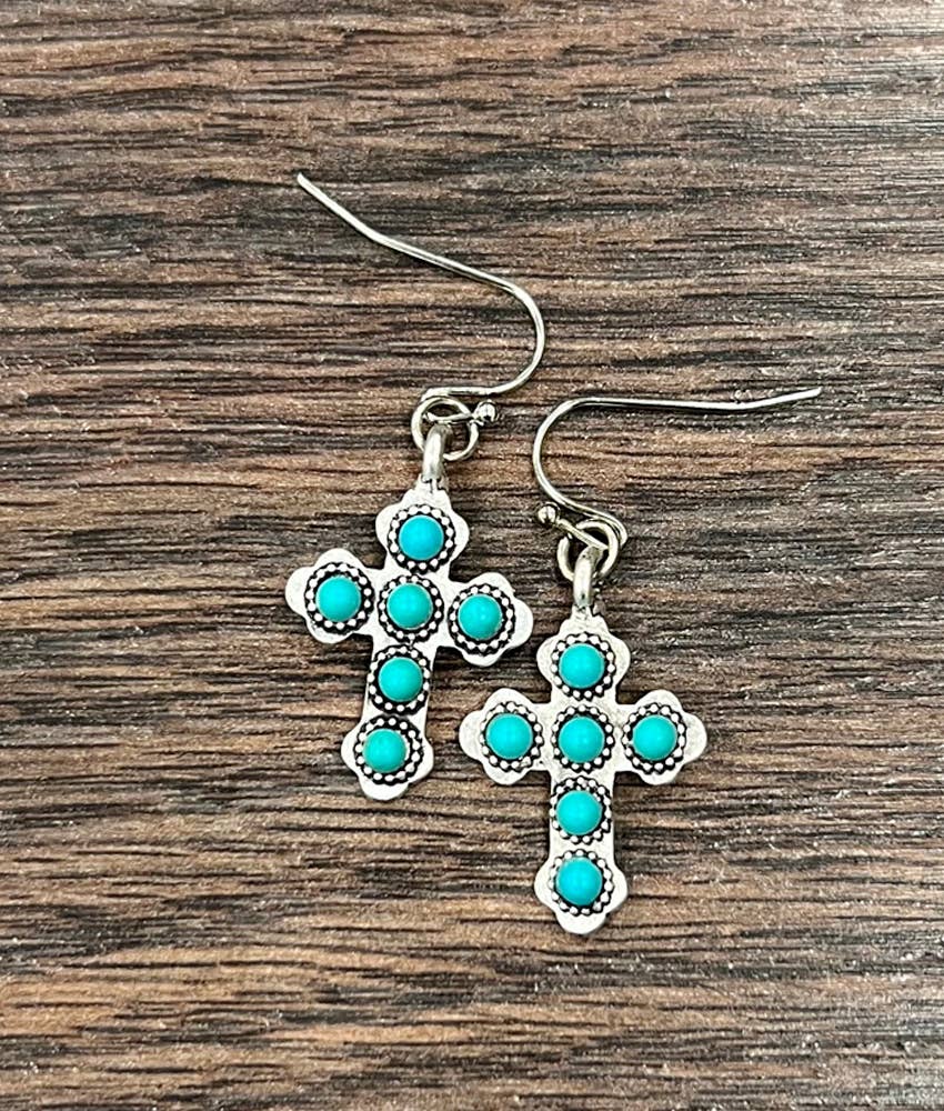 723660, Cross Earrings