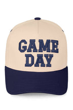 C.C GAME DAY Embroidered Cotton Baseball Cap: Black