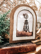 Arched frame Windmill on the Prairie
: Large