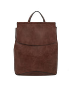 UNV0069 Flap Over Convertible Backpack: Brown