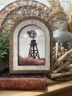 Arched frame Windmill on the Prairie
: Large