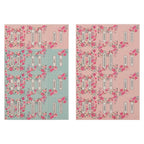 Bible Indexing Tabs Floral Pink & Teal