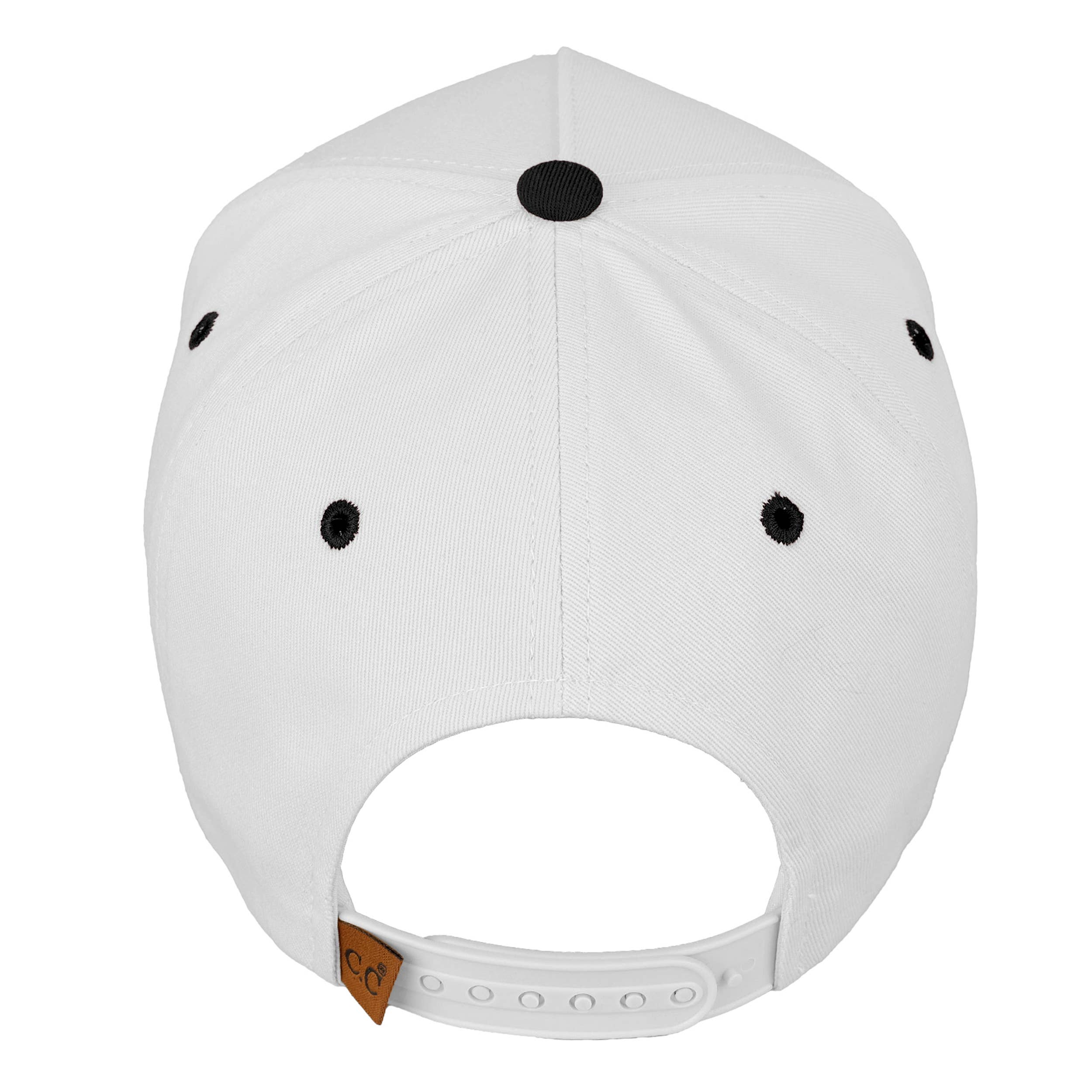 C.C GAME DAY Embroidered Cotton Baseball Cap: Black