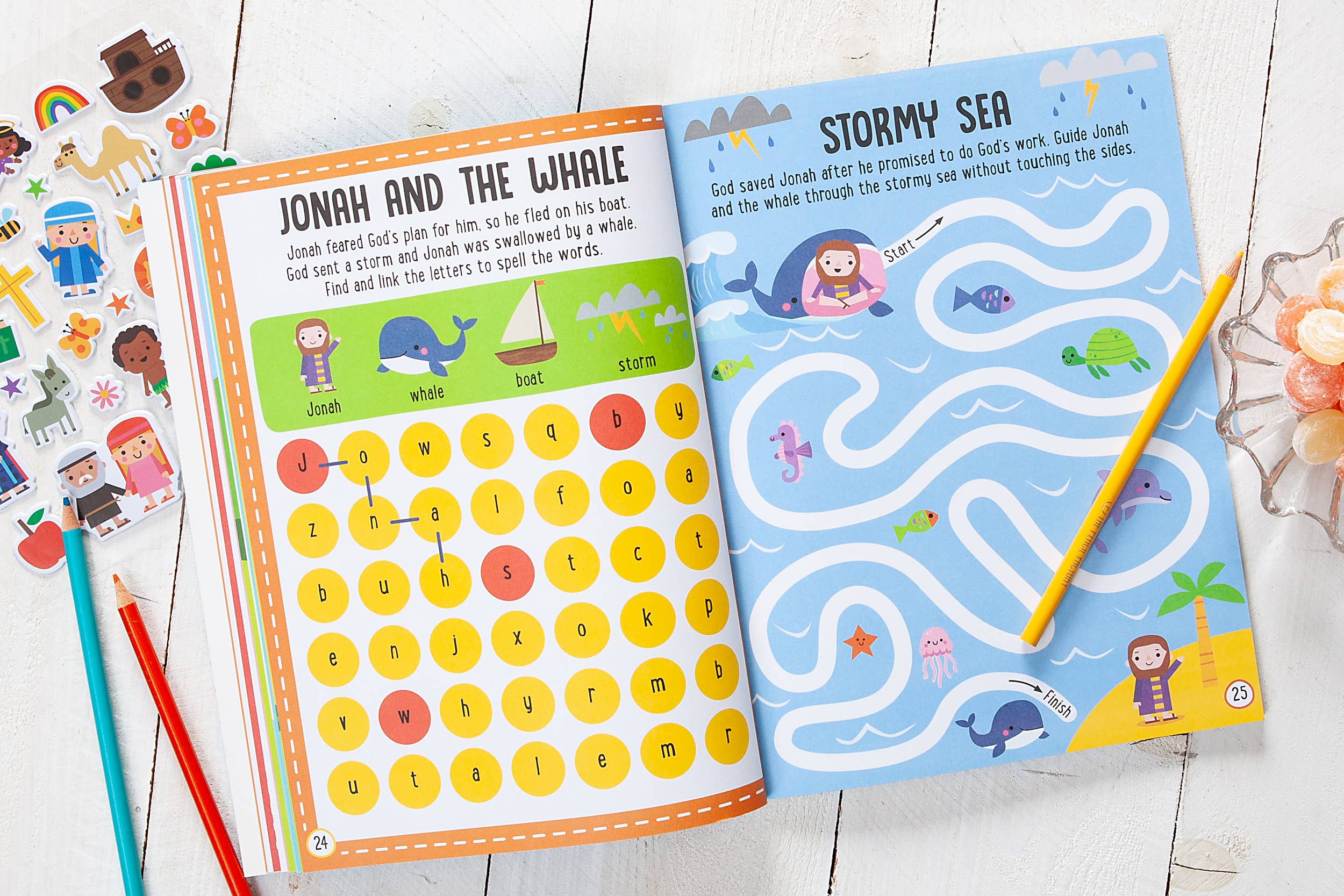 My Bible Stories Activity Book (Blue, Gifts)