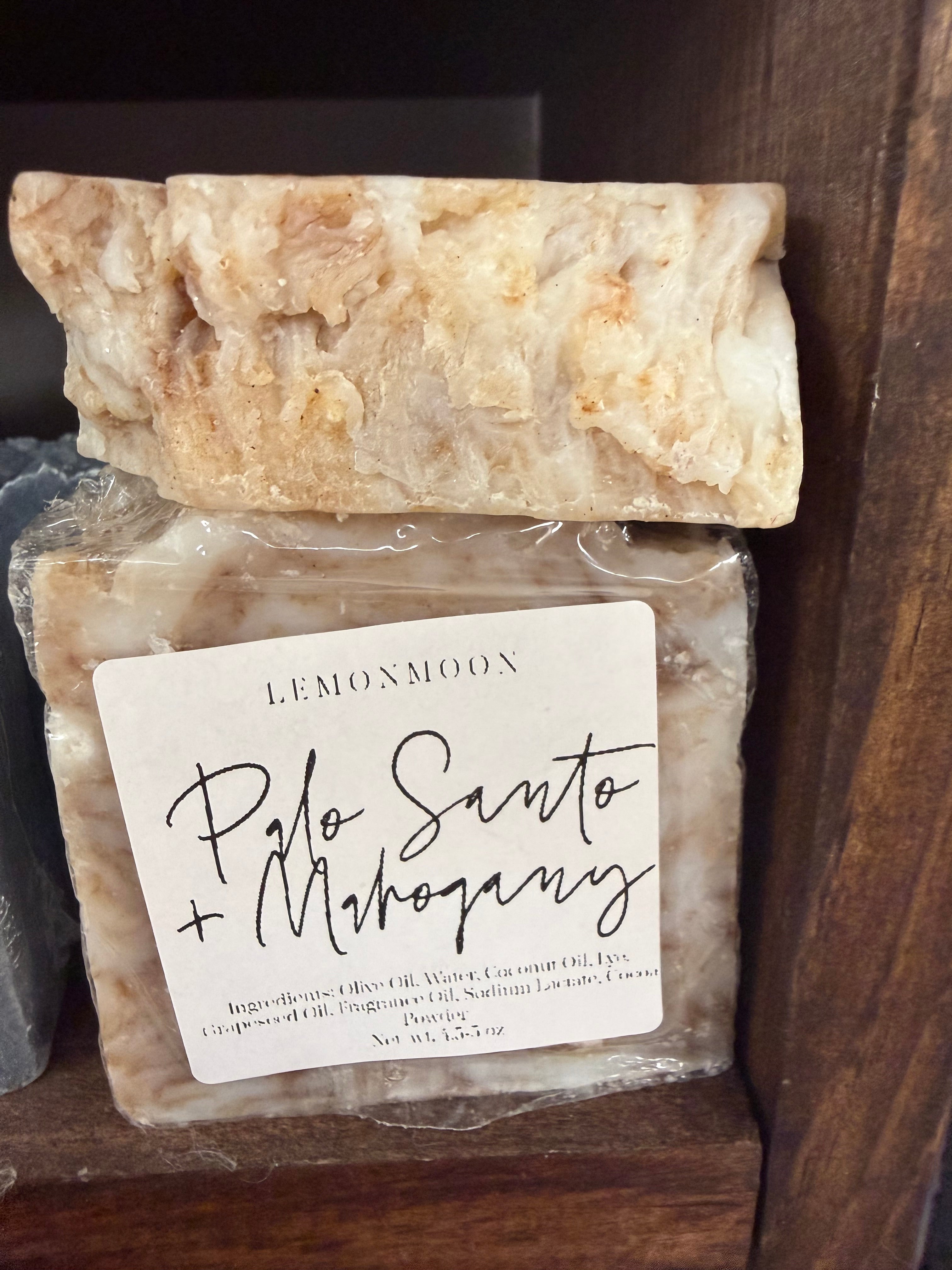 LemonMoon-Bar Soap-Palo Santo & Mahogany