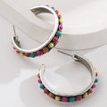 WESTERN TURQ STONE HOOP