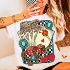 Life Is A Gamble Tee : Black / 2-XL