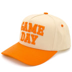 C.C GAME DAY Embroidered Cotton Baseball Cap: Black