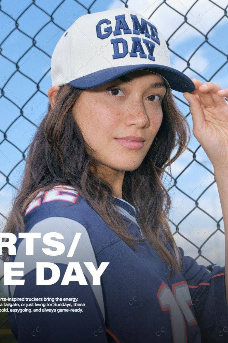 TCM0015 "GAME DAY" Trucker Hat: Leopard