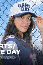 TCM0015 "GAME DAY" Trucker Hat: Black