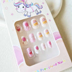 Cute Fake Artificial Kid's False Nail Tips: ASSORTED COLOR / ONE SIZE(12)