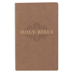 KJV Bible Gift & Award Faux Leather, Tan