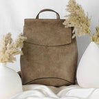 UNV0069 Flap Over Convertible Backpack: Brown