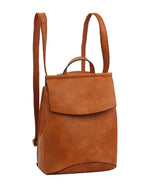 UNV0069 Flap Over Convertible Backpack: Brown