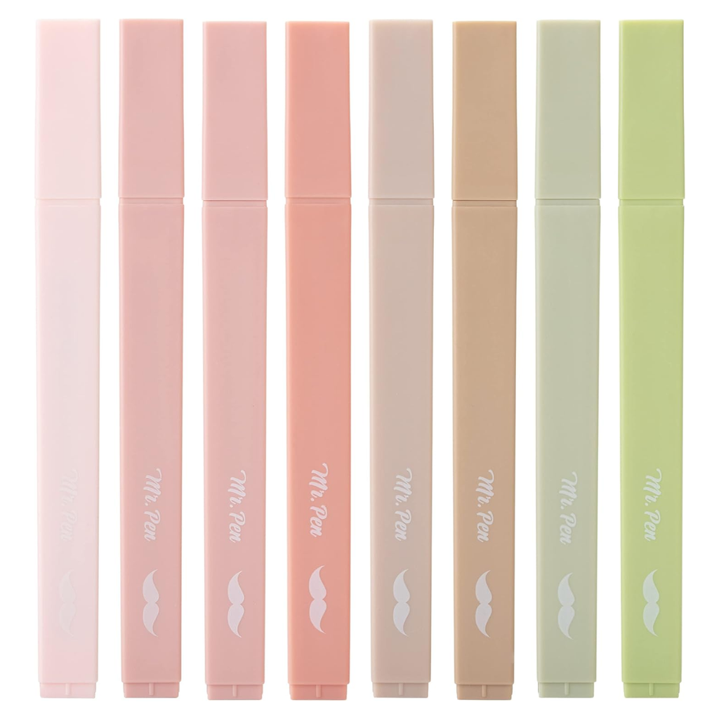 Aesthetic Highlighters 16 Pack: Morandi Colors