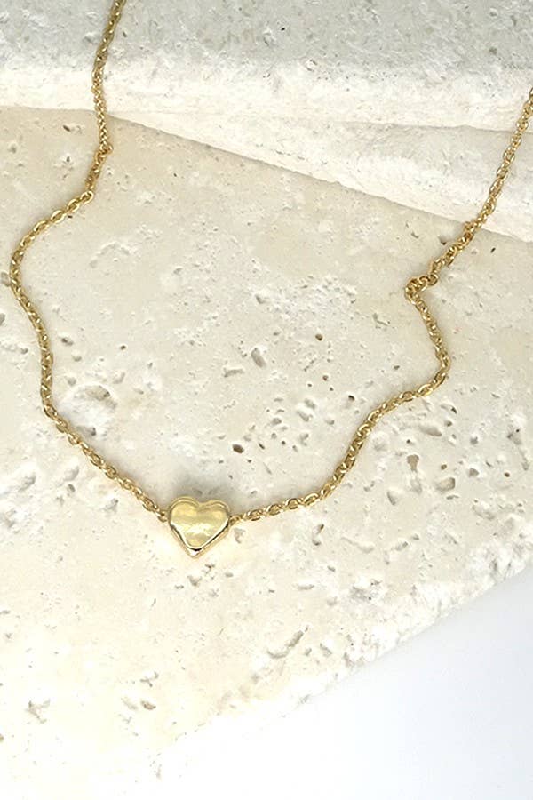 CLASSIC MINI HEART NECKLACE  | 47N15737-HEART: SILVER
