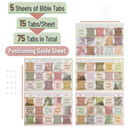 Laminated Bible Tabs 75 Pack