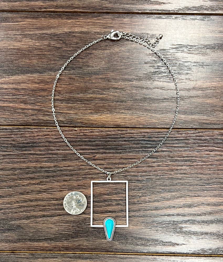 737487, Turquoise Necklace
